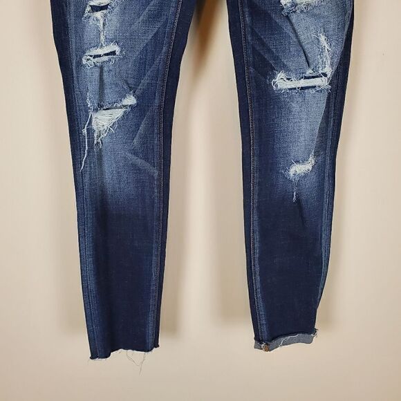 American Eagle Outfitters Ripped Distressed Jeggings Size 2 - Picture 3 of 7
